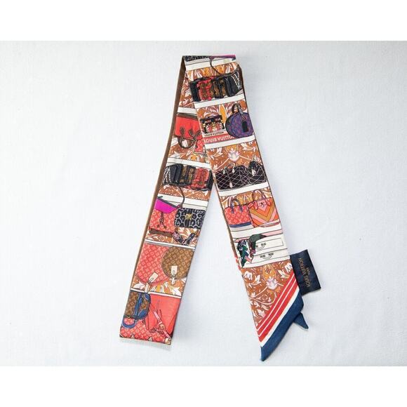 Louis Vuitton *RARE* Silk Bandeau Prive BB Beige MR0199 - Picture 6 of 6